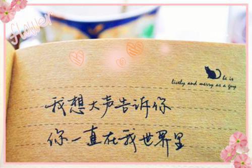 爱与不爱，心一直在
