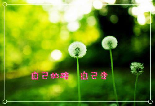 时尚青春的男生女生签名 我需要更多的是勇气